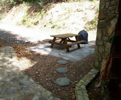 Grill & Uncovered Eating Area